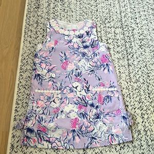 Lilly Pulitzer pink and purple shift dress